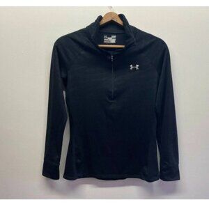 Semi Fitted Under Armour Black Camo Zip up Medium W